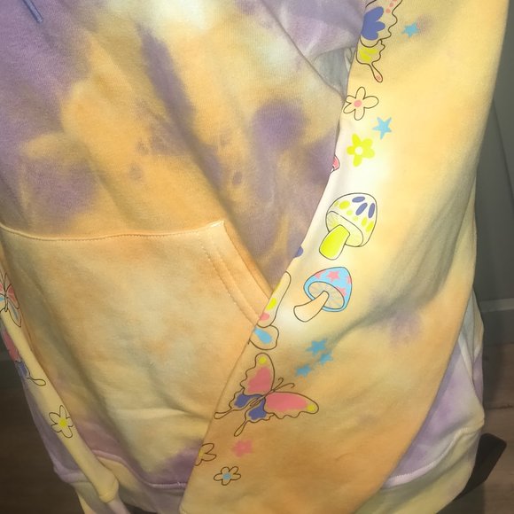 alab A-Lab Womens Size M Freela Mushroom Tie Dye Hoodie - Picture 8 of 9